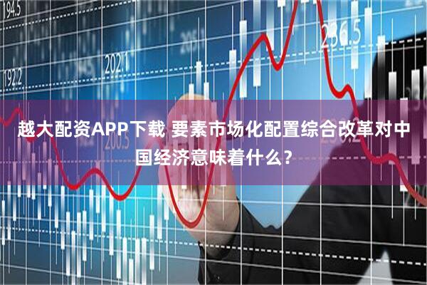 越大配资APP下载 要素市场化配置综合改革对中国经济意味着什么？
