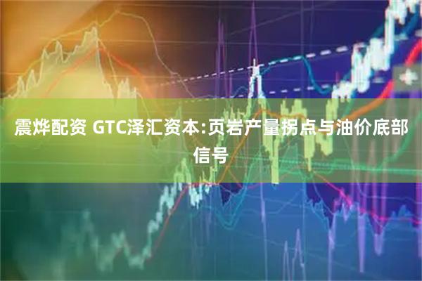 震烨配资 GTC泽汇资本:页岩产量拐点与油价底部信号